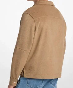 Shop The Men's Double-Knit Camel Bomber Jacket