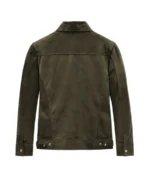 Shop The Men's Frodo Olive Leather Jacket