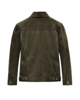 Shop The Men's Frodo Olive Leather Jacket