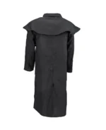 Men's Low Rider Black Canvas Duster Coat - Image 2