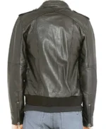 Shop The Men's Multi Pocket Black Leather Jacket