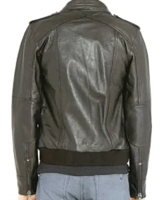 Shop The Men's Multi Pocket Black Leather Jacket