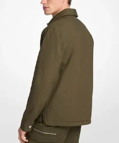 Shop The Men's Stretch Cotton Padded Bomber Jacket
