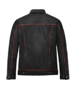 Shop The Men's Venom Piped Black Leather Jacket