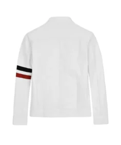 Shop The Men's White Biker Leather Jacket