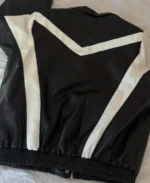 Shop The Women's Black and White Multi Leather Jacket