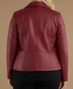 Shop The Women's Flores Oversize Biker Leather Jacket