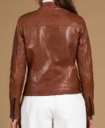 Shop The Women's Linda Biker Leather Jacket