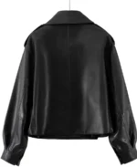 Shop The Women’s Oversized Lapel Style Leather jacket