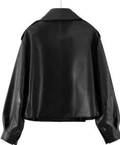 Shop The Women’s Oversized Lapel Style Leather jacket