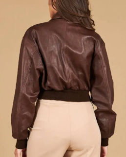 Shop The Women's Vintage Delia Cropped Bomber Jacket
