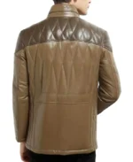 Shop the Men's Brown Puffer Leather Jacket