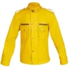Stylish Premium Yellow Genuine Leather Jacket - Trendy Leather Jackets