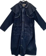 Vintage Western Wear Denim Duster Coat