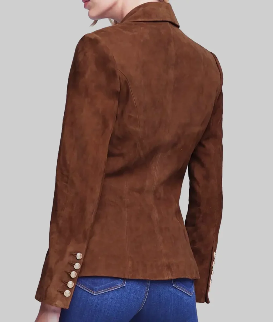 Virgin River Alexandra Breckenridge Suede Blazer 1