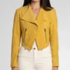 Women's Adrian Cropped Leather Jacket