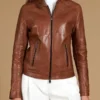Women's Linda Biker Leather Jacket