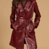 Women's Anchor Leather Coat