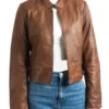 Women's Vintage Evelyn Leather Jacket