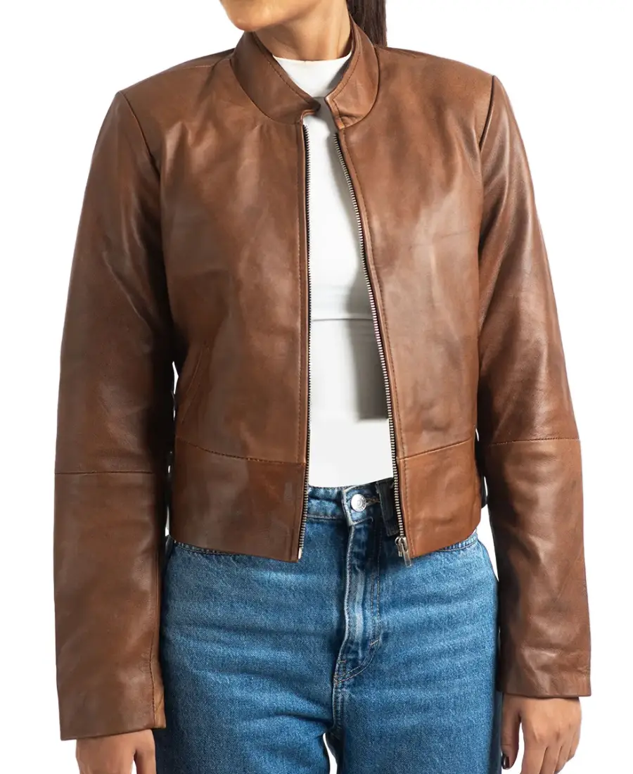 Women's Vintage Evelyn Leather Jacket