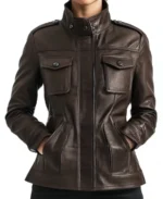 Women's Vintage Evelyn Leather Jacket