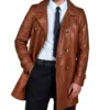 Men's Brown Vintage Leather Coat - Trendy Leather Jackets