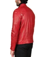 Shop The Men's Vintage Red Biker Leather Jacket - Trendy leather jackets