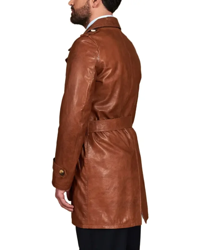 Shop The Men's Brown Vintage Leather Coat - Trendy Leather Jackets
