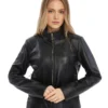 Blythe Black Leather Jacket - Trendy Leather Jackets