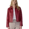 Women Red Leather Jacket - Trendy Leather Jackets