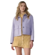 Ella Women Purple Leather Jacket - Trendy Leather Jackets