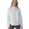 Frankie Leather Shirt Jacket - Trendy Leather Jackets