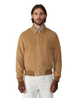 Freddie brown Suede Jacket - Trendy Leather Jackets