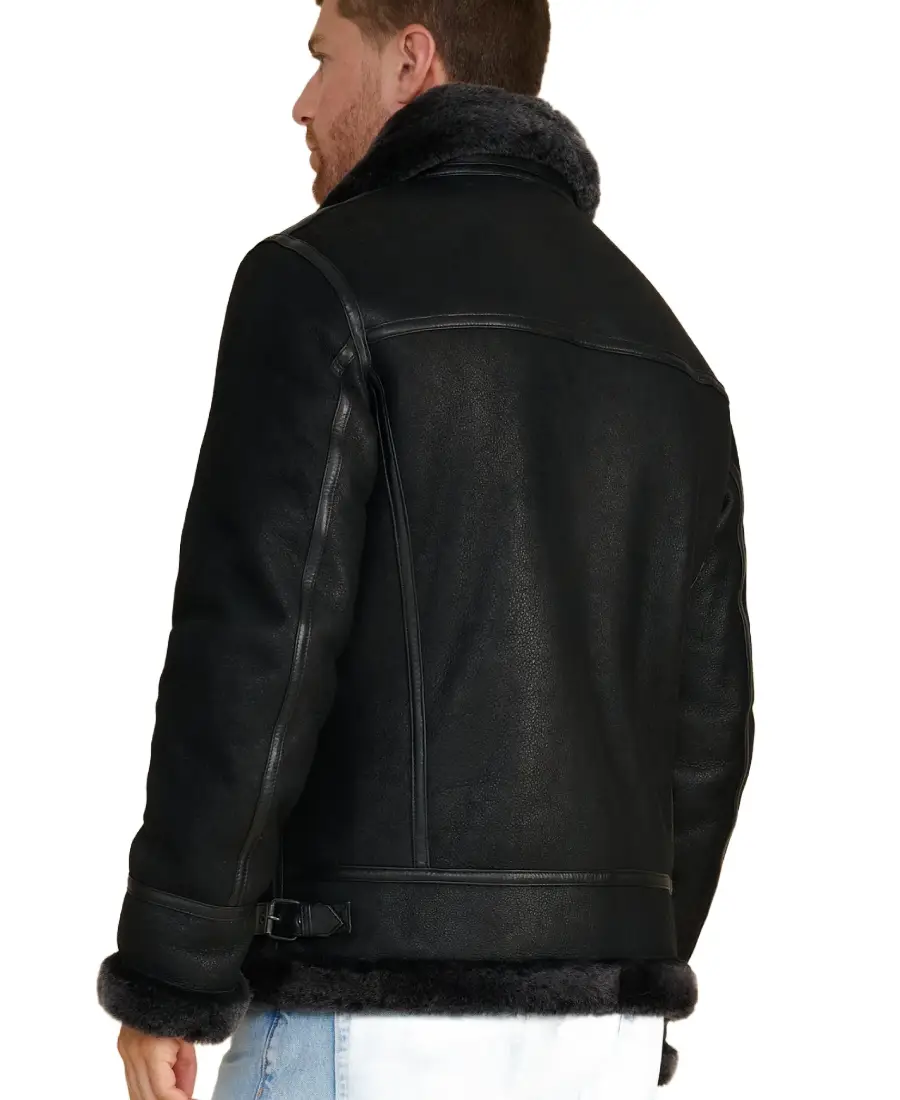 Frederick Shearling Aviator Jacket Back