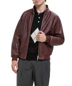 G9 Andorra Maroon Leather Jacket - Trendy Leather Jackets