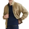 G9 Beige Linen Jacket - Trendy Leather Jackets
