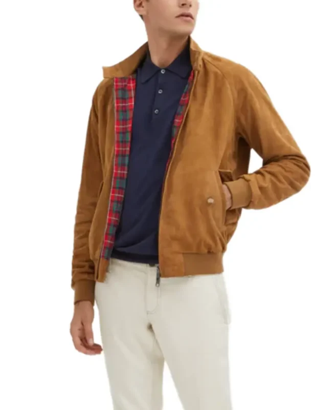 G9 Brown Suede Jacket - Trendy Leather Jackets