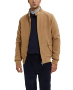 G9 Camel Double Wool Jacket - Trendy Leather Jackets