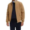 G9 Camel Double Wool Jacket - Trendy Leather Jackets