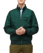 G9 Harrington Green Jacket - Trendy Leather Jackets