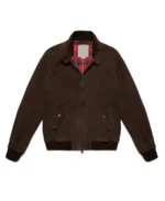 G9 Italian Winter Suede Jacket Front - Trendy Leather Jackets