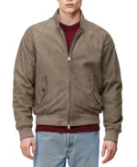 G9 Italian Winter Suede Jacket - Grey - Trendy Leather Jackets