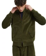 G9 Olive Corduroy Jacket - Trendy Leather Jackets