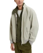 G9 Tent Cloth White Bomber Jacket Front - Trendy Leather Jackets