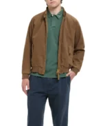 Garment Dyed Canvas G9 Cotton Jacket Front - Brown