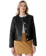 Margot Black Leather Jacket - Trendy Leather Jackets