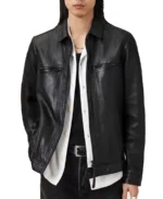 Men's Black Luck Leather Jacket - Trendy Leather Jackets