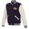 Men's Georgia Tech Varsity Jacket - Trendy Leather Jackets