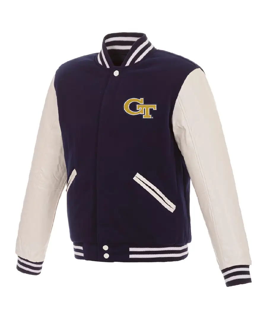 Men'S Georgia Tech Varsity Jacket Men'S Georgia Tech Varsity Jacket - Trendy Leather Jackets
