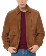 Men's Paulo Brown Suede Leather Jacket - Trendy Leather Jackets